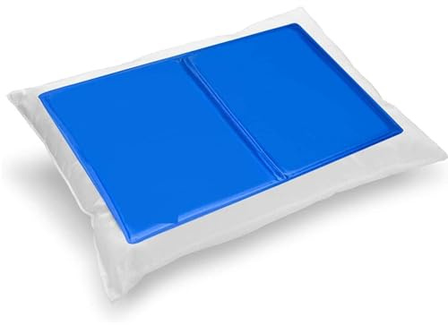 Generise Cooling Gel Pillow Mat – Instant Cooling Relief – Improve Sleep Comfort & Quality - 40cm x 30cm, Blue