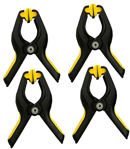 PartyKindom 4 pièces Pince de Fixation LCD pour Réparation Écran de Téléphone Outils de Maintenance avec Coussin Éponge Antidérapant et Design Ergonomique pour Écrans Lisses et Superficies