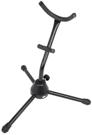 SUPVOX Supporto Sassofono Nero Pieghevole Treppiede Stabile e Compatto Portatile per Conservazione ed Esposizione Sax