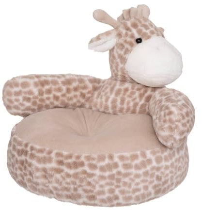 Atmosphera - Kindersessel Giraffe - grau - Grau