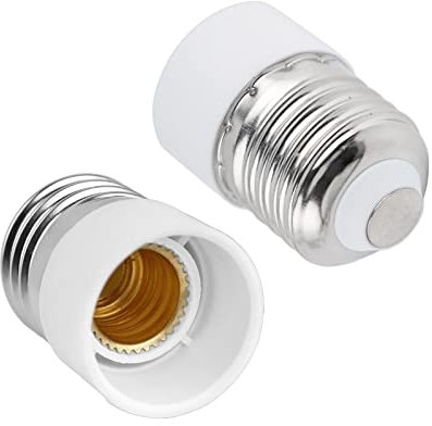 Konverter E27 zu E14, Adapter für LED-Lampen, Glühbirnen und Halogen, E27 auf E14 Sockel