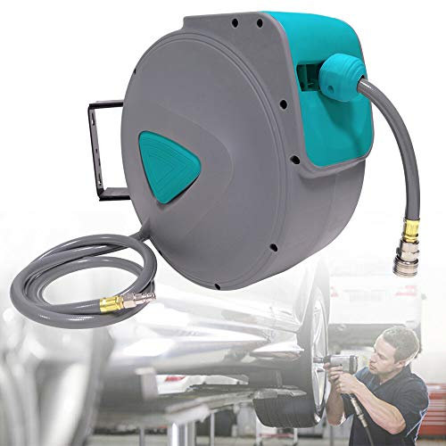 TRMLBE Tubo per aria compressa, 10 m, attacco per tubo dell'aria compressa, 1/4, accessori per il montaggio ad aria compressa, accessori per il montaggio Air Roll, grigio