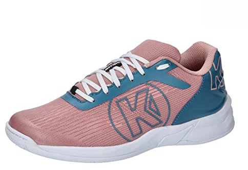 Kempa Attack 2.0 Femmes Chaussures de Handball et Sport Indoor Fitness Gym - Chaussures de Sport pour Enfants, Femmes - Respirant et Confortable, Rose, Taille 39.5 EU