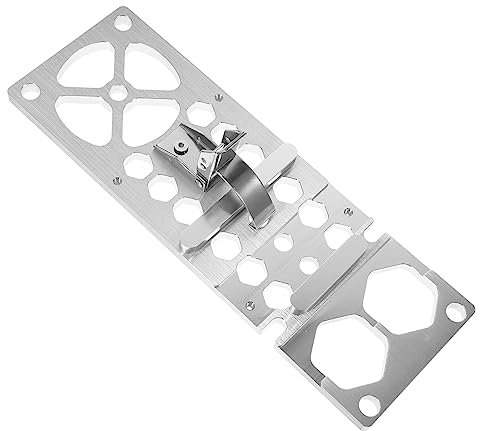 OSALADI Circular Saw Track Right Angle Guide Rail Quick-clamp Lever Saw Guide Rails CNC Milled Aluminum for