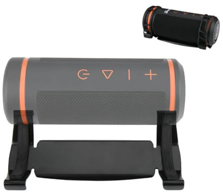 XBERSTAR Soporte para coche para altavoz Bluetooth JBL Flip4/Flip5/Flip6 - Soporte de metal (Negro)