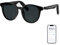 GetD AI Glasses Smart Glasses, Polarisierte Sonnenbrille, Bluetooth Smart Sonnenbrille für Damen Herren, 2-in-1 Kopfhörer und Brille (Schwarzer Rahmen + graue Gläser)