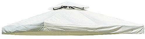 3 m x 3 m pavillon de rechange auvent de tonnelle imperméable couverture de toit 1 niveau couverture de toit tente protection solaire protection extérieure