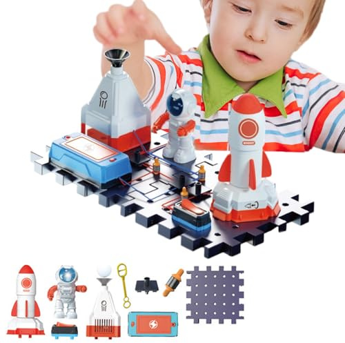 Kit Científico Circuitos para Niños,Laboratorio de Experimentos Científicos Divertidos | Juegos De Construcción Con Para Niños De 7 A 14 Años, Conjunto Educativo De Montaje Física