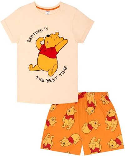 Eeyore, Pooh or Tigger Womens Short Pyjama Set 100% cotton Licensed Winnie the Pooh Gift UK 8-26