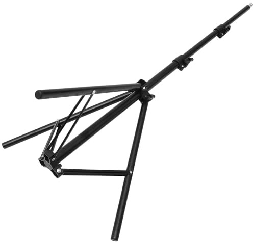 WHAMVOX Supporto per Videoproiettore Portatile in Lega di Alluminio con Vassoio Regolabile, Treppiede Pieghevole per Presentazioni e Uso Domestico