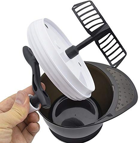 1 Stück Haarfärbe-Set gebackene Ölschale Haarfärbe-Schüssel Haarfärbe-Set Frisierwerkzeug Schüssel Rührschüssel