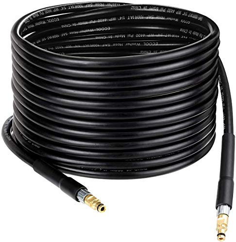 Colisal 10M/32Ft High Pressure Replacement Hose Extension for Karcher K Series Pressure Washers (K2 - K7) with M22 & C-Clip Type Fitting Quick Connector Hose