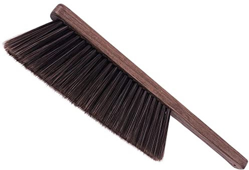Soft Bristle Cleaning Brush Hand Brushs Sofa Furniture Duster Removal Counter Cleaner, Brown