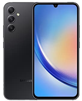 Samsung Galaxy A34 Awesome Black 6.6 128GB 5G Unlocked & SIM Free Smartphone (Renewed)