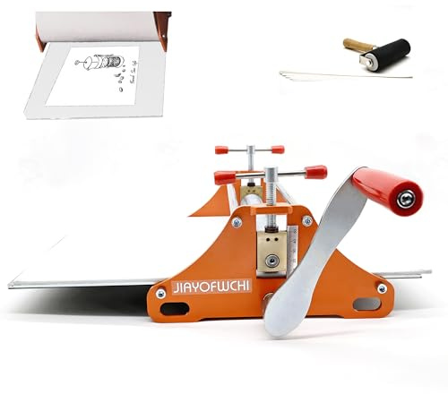 Printing Press,Basic Etching Machine, Letterpress Machine,All Metal Structure,Durable Professional Printing Machine for Monochrome Printing and Etching, Printing Size 11 L x 10 W x 7.2 H.