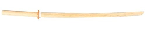 TEKKA BUDO Bokken Bambus - 102 cm mit Tsuba - Trainingsschwert Japanisch hell - Leichtes Holzschwert Aikido, Iaido, Kempo, Kobudo