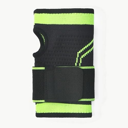 Ymnilian Muñequera,Muñequeras 1 Correa de compresión de muñeca Ajustable, muñequera Deportiva, Soporte de muñeca for Fitness, Levantamiento de Pesas, tendinitis, Alivio del Dolor(Green,M)