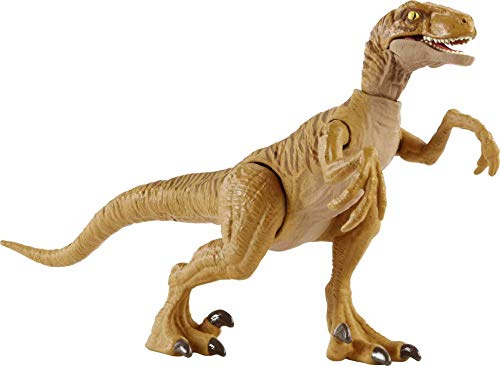 Jurassic World HBX32 - Velociraptor Krallenattacke Dinosaurier-Actionfigur, bewegliche Arme und Beine, ab 4 Jahren