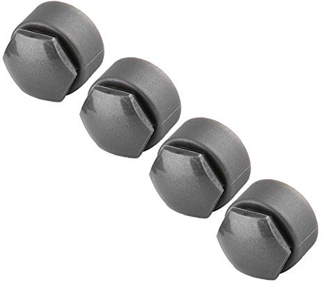 20 pièces couvercle de jante d'écrou de roue, capuchons de protection universels anti-poussière 17mm écrou de roue de voiture Auto Hub vis Protection capuchon antivol(gris)