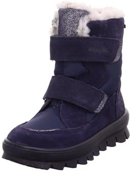 Superfit Mädchen Flavia Warm Gefütterte Gore-tex1000218 Schneestiefel, Blau 8000, 35 EU
