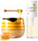 Kit de soin pour les lèvres, Lot de 2 baume a levre hydratant longue durée, gommage levre exfoliant，Huile pour les lèvres Pour Lèvres Sèches, Apaise, Nourrit & Adoucit, Masque à Lèvres Bee Honey Pot-A