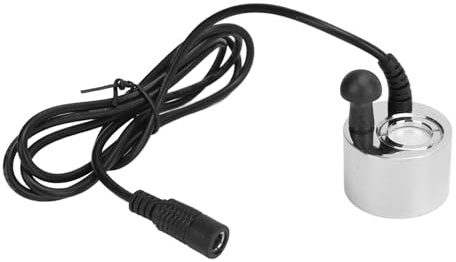 XinrZythrop Umidificatore a Nebbia ad ultrasuoni con Testa Singola in Rame, nebulizzatore ad ultrasuoni per laghetti, caminetti e paesaggi, umidificatore ad Alto rendimento da 24 V CC, 650 mA,