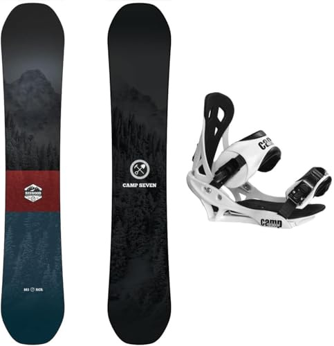 Package-Camp Seven Redwood Snowboard 156 cm-Camp Seven Summit Bindings