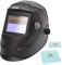 Automatik Schweißhelm IPOTOOLS J500A - Schweißerhelm mit True-Colour, Solar Schweisshelm, 2 hochwertige Sensoren, großes Sichtfeld (92 × 42 mm) mit Schutzstufen DIN 4/9-13, Optische Klasse 1/1/1/1