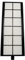 vhbw Filter G4 kompatibel mit Zehnder ComfoFond-L 350/550 eco Erdwärmetauscher - Luftfilter, 50 x 16 x 1 cm, Schwarz, Weiß