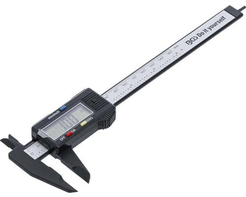 PIED A COULISSE DIGITAL NUMERIQUE LCD 150 MM, METRIQUE ET POUCES