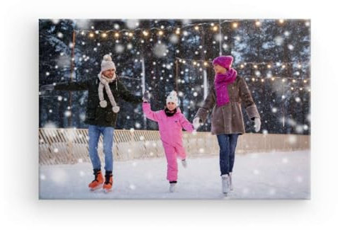 PICANOVA Foto auf Leinwand 60x40 cm – Premium Fotoleinwand – Ihr Eigenes Bild auf Leinwand als Personalisierte Wanddeko – Wandbild mit Wunschmotiv – Leinwandbild Auf 2 cm Holz–Keilrahmen