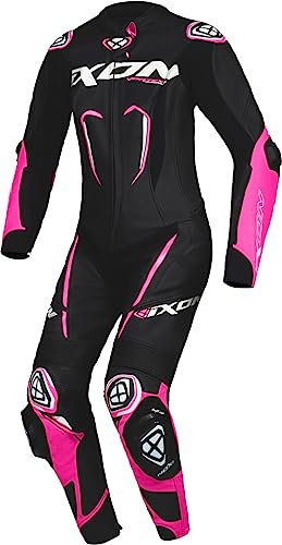 IXON Vortex 3 Damen 1-Teiler Motorrad Lederkombi, schwarz/pink, L