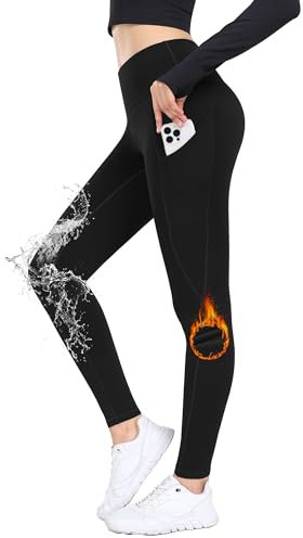 Desol Damen Yogahose mit 3 Taschen,Hohe Taille Sport Leggings Lange Yoga Pants Blickdicht Yogatights Fitnesshose