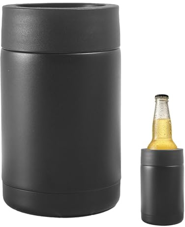 Palaufr ölkylare ölflaskkylare, 12 oz vakuumisolerad burkkylare