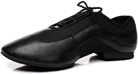 MINITOO L400 Chaussures de danse latine à lacets en maille synthétique pour homme