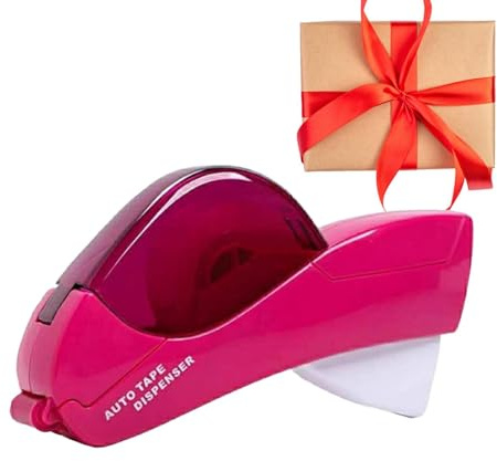 Weqizuerqi Distribuidor Automático De Cinta Adhesiva, Dispensador De Cinta De Embalaje, Dispensador Portátil De Cinta Adhesiva, Handheld Packing Tape Dispenser, Para 12mm And 19mm, 17x9x3.8cm