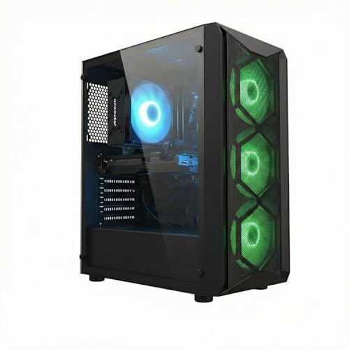 STGsivir PC Gamer Fixe, Computer Gaming, GeForce RTX 3050 6GB GDDR6, Core i7 fino a 3,9 GHz,16 GB RAM, 512 GB SSD, WiFi 6, BT 5.0, Ventilatore RGB x3, Windows11 Pro