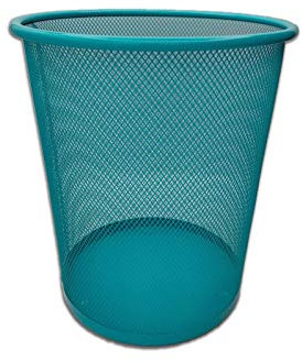 EUROXANTY Corbeille à papier | Poubelle pour le recyclage du papier, carton… | 24 x 27 cm | Bleu | 10 L