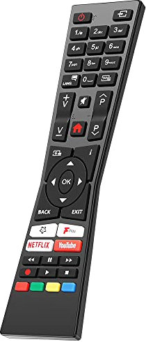 Gvirtue Universal Remote Control for All JVC Smart 4K UHD Ultra HD HDR LED LCD TVs - Fit For JVC Remote Control RM-C3231 RM-C3232 RM-C3236 RM-C3338 RM-C3339 RC43101 30100815, No Setup Required