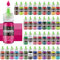 Lebensmittelfarbe - 40 Farben Flüssige Konzentrierte Lebensmittel Farben für Kuchen Dekoration, Backen, Kekse, Macaron - Zuckerfrei Food Coloring für Getränken, Tortendeko, DIY Slime, Osterei - 6ml je
