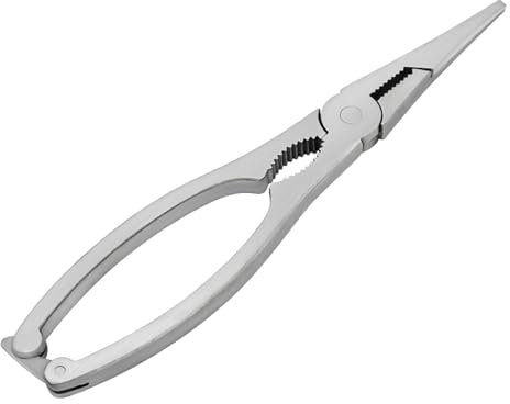 Milageto Pinza per Granchio Gamba di Granchio Schiaccianoci Strumenti Pinza da Cucina Multiuso Apri Granchio Aragosta Schiaccianoci per Aragosta