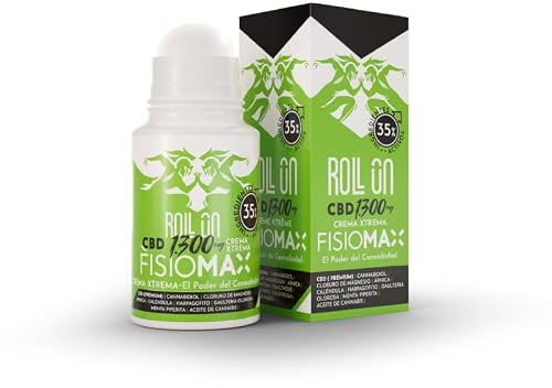 Roll-On 75ml Fisiomax – Alivio natural del dolor muscular y articular con árnica y menta - Crema antiinflamatoria con efecto frío