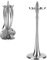 Kitchen Utensils Stand With 6 Hooks,360° Rotatable Utensil Stand 6.7x6.7x17.7 inch of Stainless Steel,Countertop Spatula Spoon Storage Hanger Organizer Holder