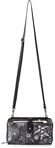 Sakroots Women's Eco-twill Large Smartphone Crossbody Bag in Eco Twill Convertible Purse with Detachable Wristlet Strap Inclu, Midnight Seascape, One Size UK