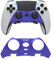Decorative Strip Skin Case Cover Faceplate for PS5 Edge Controller, Handle Housing Case Cover Handle Front Middle Housing Shell (Purple)