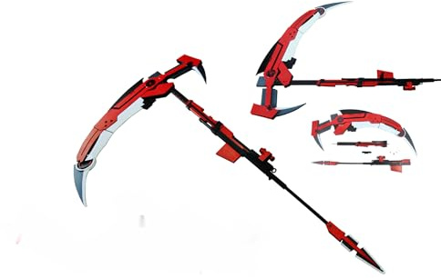 Cosplay Prop Replica RWBY Ruby Crescent Rose Scythe PU Foam Resin