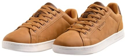 Kappa Homme Tango Baskets, Yellow Tan Brown Brique, 42 EU