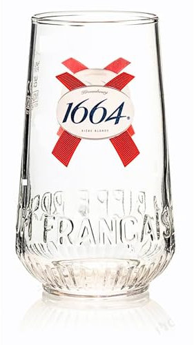 Kronenbourg 1664 - Vasos de pinta de cerveza Lager Roxley Man Cave