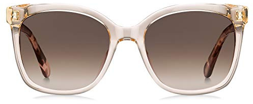 kate spade new york Womens Kiya/S Square Sunglasses, Peach, 53mm