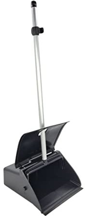 Recogedor Plegable Basculante Profesional con mango y tapa, de gran capacidad.